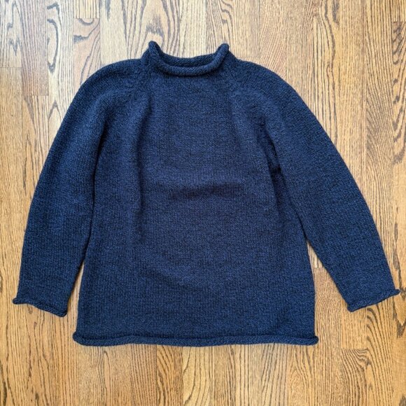 Women's navy alpaca sweater size s - Picture 1 of 3